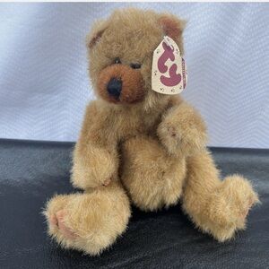 TY ATTIC TREASURE BEANIE BABY
CODY BROWN JOINTED BEAR
STUFFED ANIMAL 1993 NWT